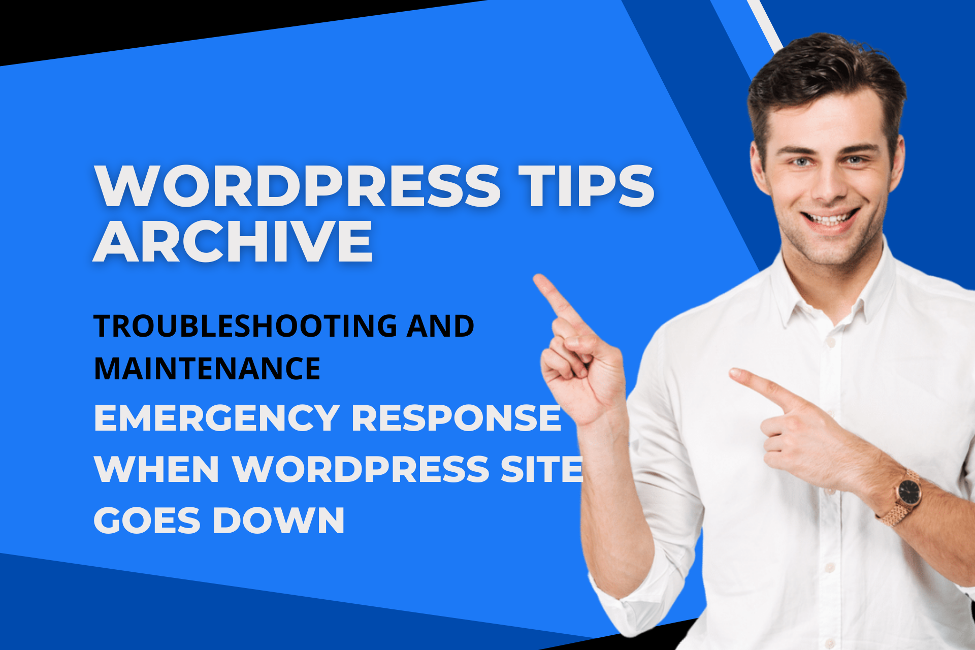 Emergency response when WordPress site goes down